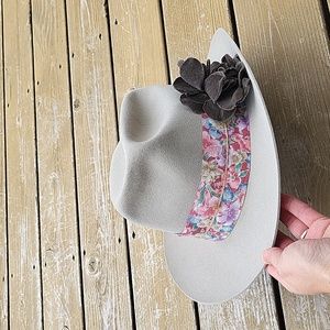 Vintage Resistol 2X silverbelly western cowboy felt hat 7 1/8